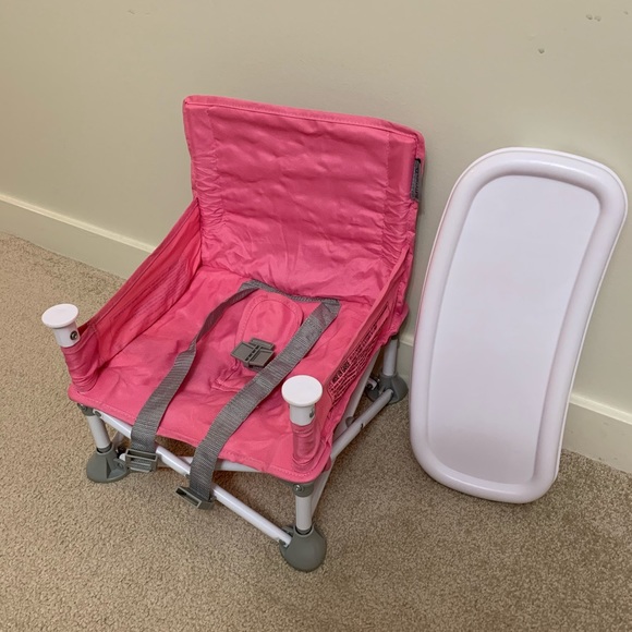 Summer Infant Pop N’ Sit Portable Booster, Pink - Picture 5 of 7
